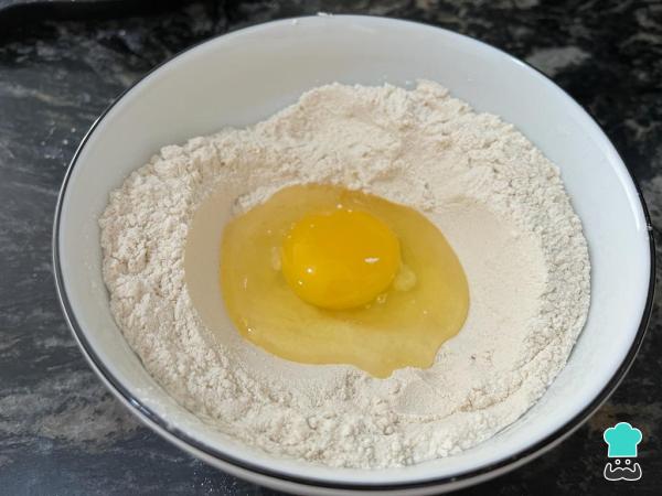 Receta de Fideos caseros al huevo - Paso 1