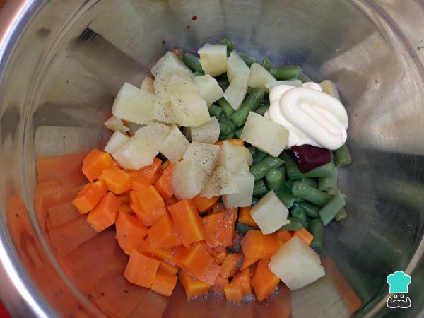 Receta de Ensalada rusa peruana - Paso 9