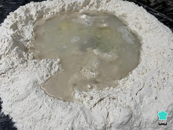 Receta de Masa para pizza a la piedra - Paso 1