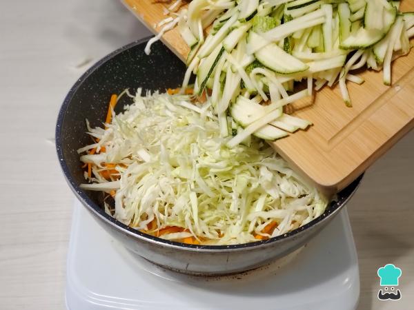 Receta de Rollitos de primavera vegetarianos - Paso 4