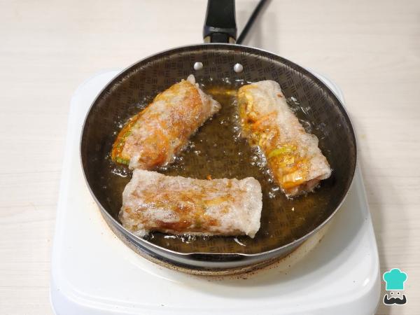 Receta de Rollitos de primavera vegetarianos - Paso 11