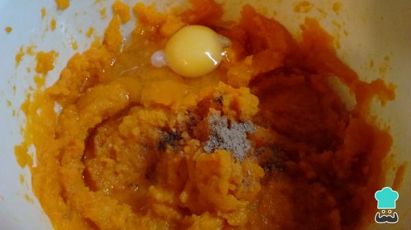 Receta de Budín de zapallo y zanahoria - Paso 3