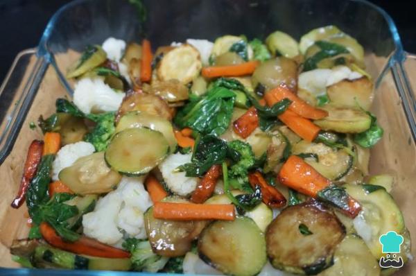 Receta de Verduras con queso - Paso 5