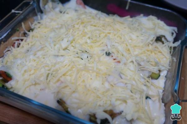 Receta de Verduras con queso - Paso 6