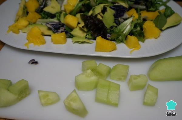 Receta de Ensalada de aguacate y mango - Paso 3