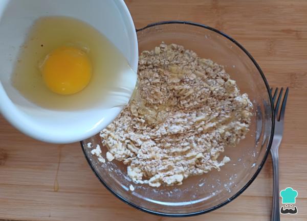Receta de Brownie de plátano y avena - Paso 3