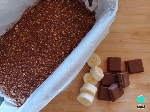 Receta de Brownie de plátano y avena - Paso 6