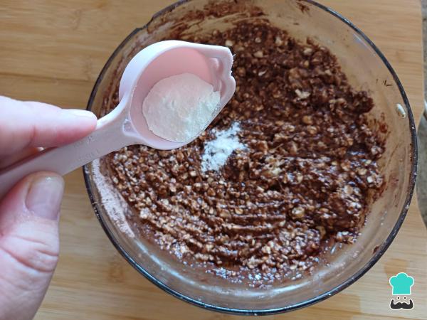 Receta de Brownie de plátano y avena - Paso 5