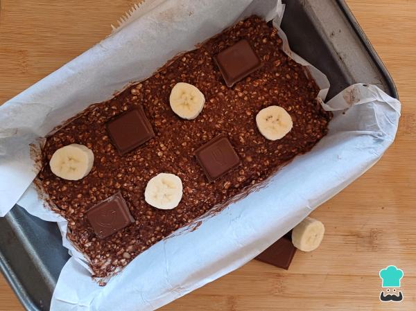 Receta de Brownie de plátano y avena - Paso 7