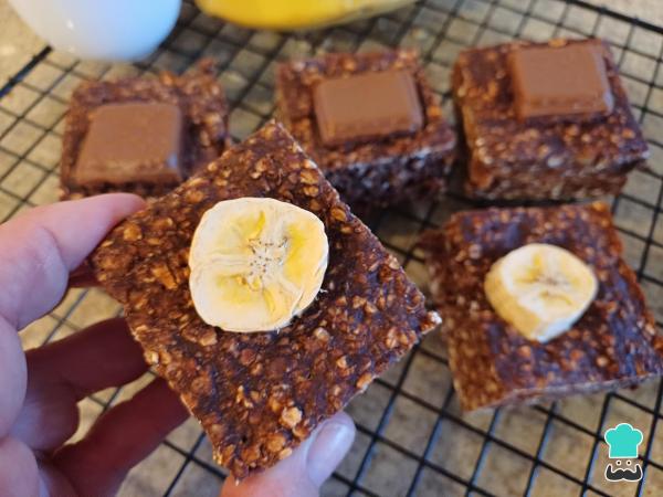 Receta de Brownie de plátano y avena - Paso 9