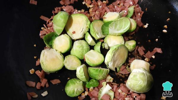Receta de Repollitos de Bruselas salteados - Paso 4