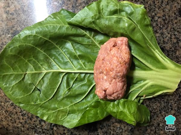 Receta de Niños envueltos de acelga - Paso 2