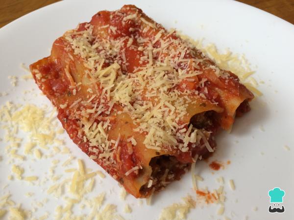 Relleno para canelones - 10 recetas fáciles - Relleno de canelones de carne