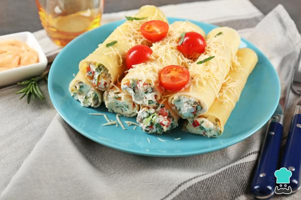 Relleno para canelones - 10 recetas fáciles - Relleno para canelones de verdura