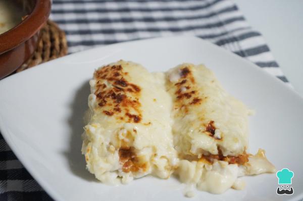 Relleno para canelones - 10 recetas fáciles - Relleno para canelones de atún