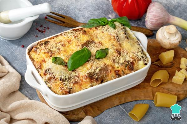 Relleno para canelones - 10 recetas fáciles - Relleno de canelones de setas