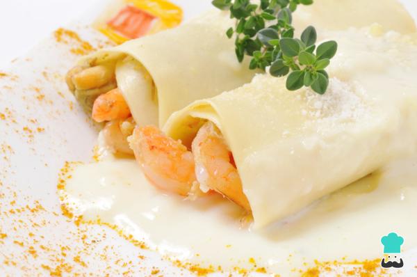 Relleno para canelones - 10 recetas fáciles - Relleno de canelones de marisco