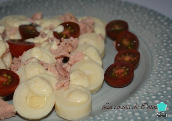 Receta de Ensalada de palmitos, tomate y atún - Paso 4