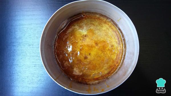 Receta de Quesillo venezolano - Paso 1