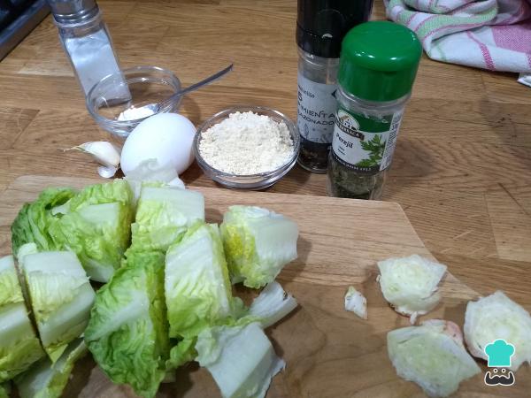 Receta de Buñuelos de lechuga - Paso 1
