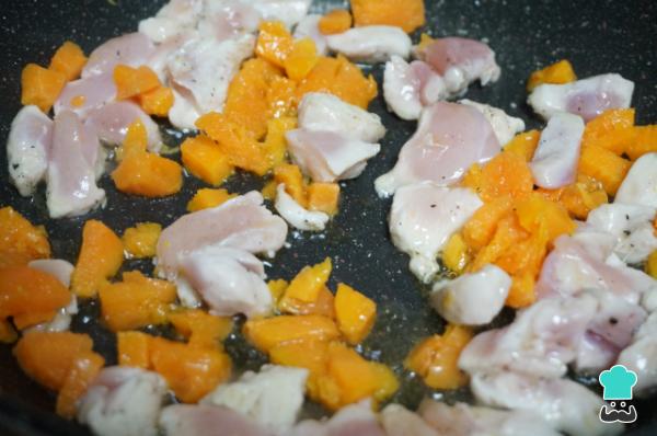 Receta de Pastel de pollo y calabaza - Paso 3