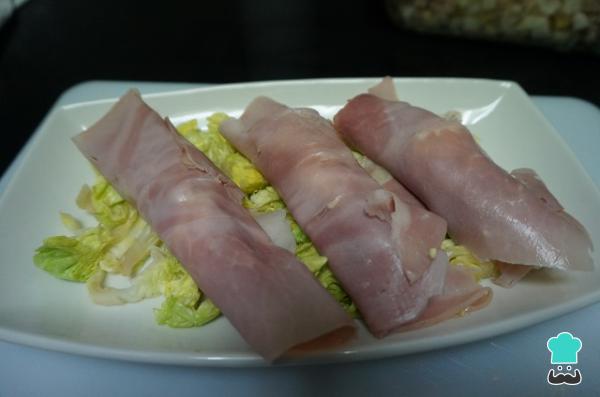 Receta de Canelones de jamón York y atún - Paso 7