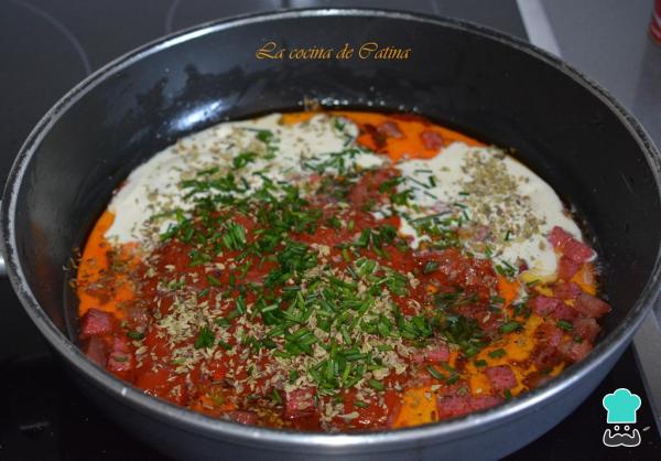 Receta de Pasta con carnes frías - Paso 2