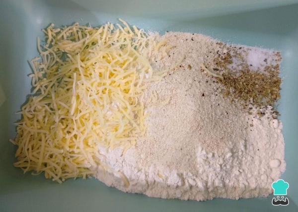 Receta de Berenjena rebozada al horno - Paso 2