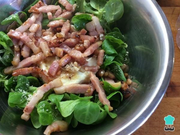Receta de Ensalada con canónigos y queso de cabra - Paso 4