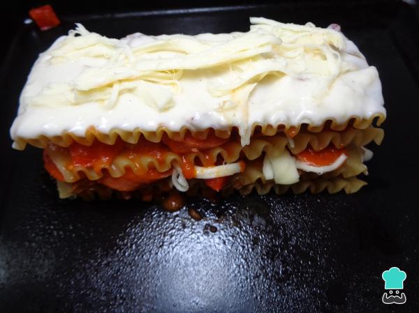 Receta de Lasaña de salchicha - Paso 9