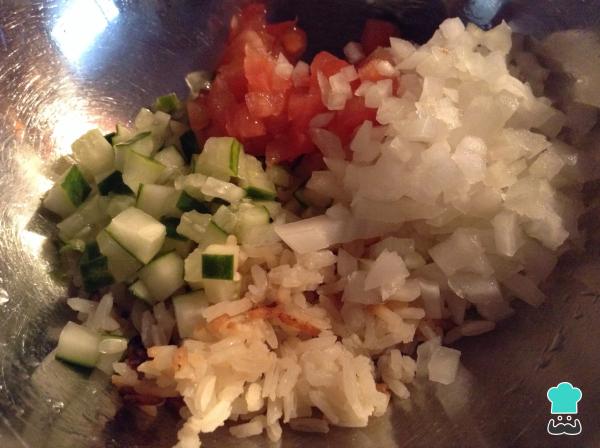 Receta de Ensalada de lentejas con verduras - Paso 2