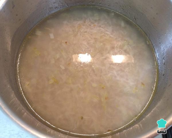 Receta de Arroz con brócoli y pollo - Paso 3