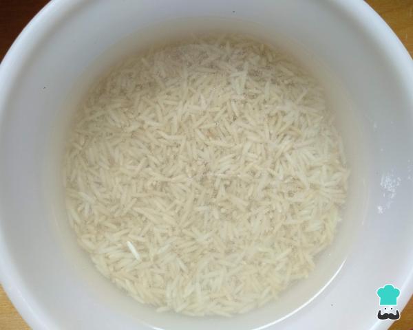 Receta de Arroz con brócoli y pollo - Paso 1
