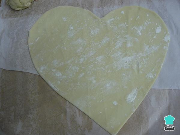Receta de Pizza en forma de corazón - Paso 8