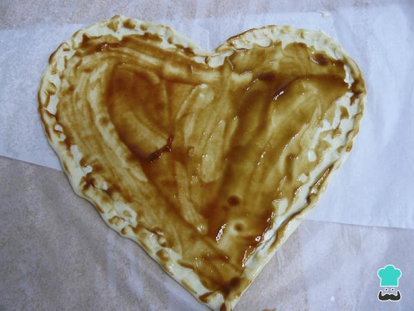 Receta de Pizza en forma de corazón - Paso 11