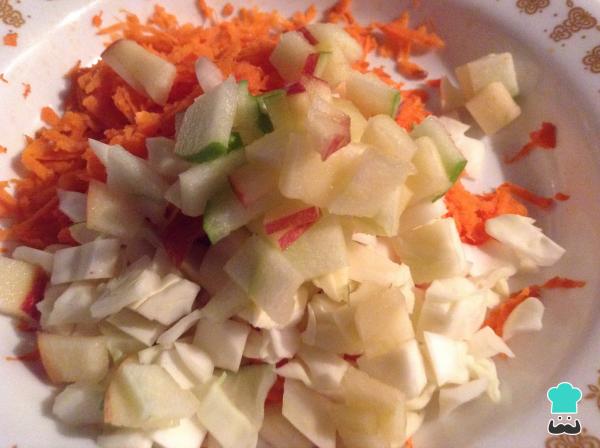 Receta de Ensalada de zanahoria navideña - Paso 3