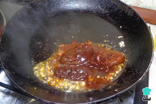 Receta de Pasta al chipotle con camarones - Paso 3