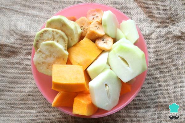 Receta de Pira de berenjena - Paso 1