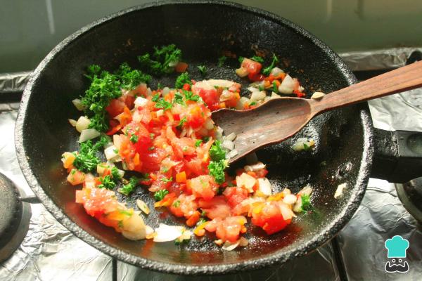 Receta de Pira de berenjena - Paso 5