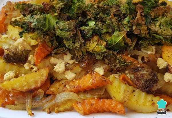 Receta de Patatas y boniatos al horno - Paso 4