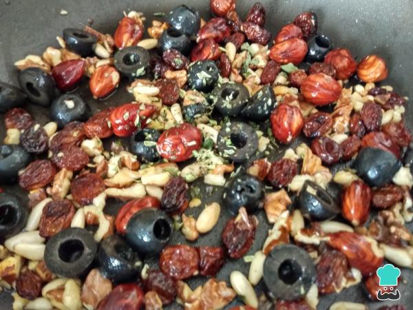 Receta de Espaguetis con frutos secos - Paso 5