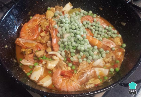 Receta de Fideos a la cazuela con sepia - Paso 6