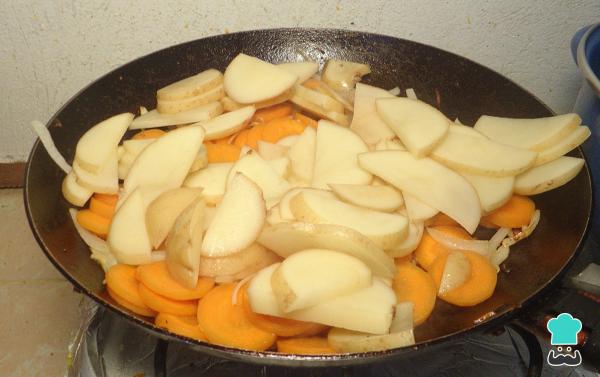 Receta de Lasaña mexicana vegetariana - Paso 6