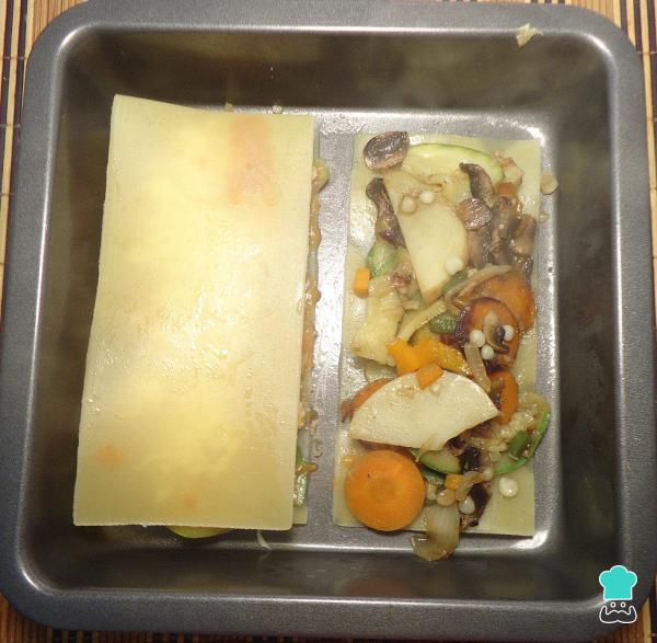 Receta de Lasaña mexicana vegetariana - Paso 12