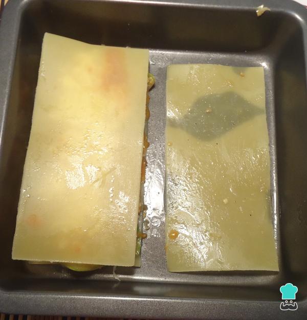 Receta de Lasaña mexicana vegetariana - Paso 11