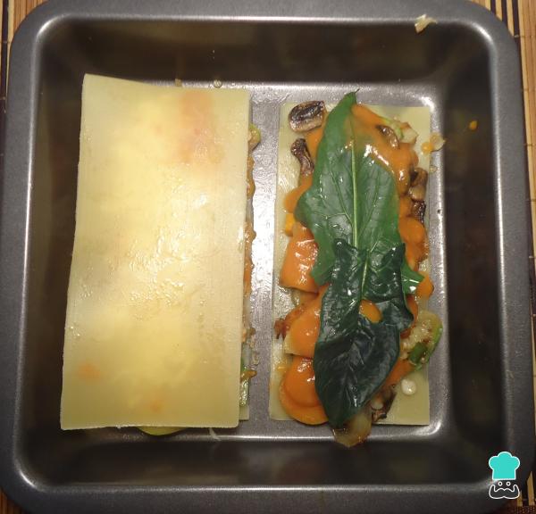 Receta de Lasaña mexicana vegetariana - Paso 13