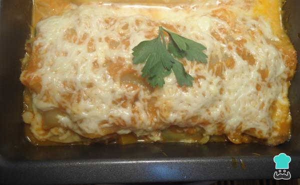 Receta de Lasaña mexicana vegetariana - Paso 16