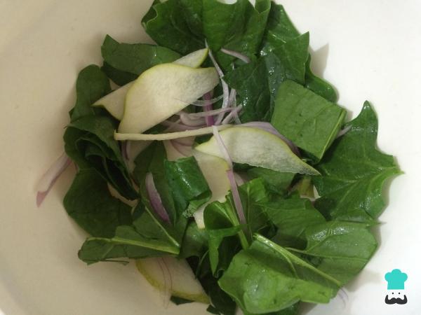 Receta de Ensalada de espinaca y pera - Paso 3