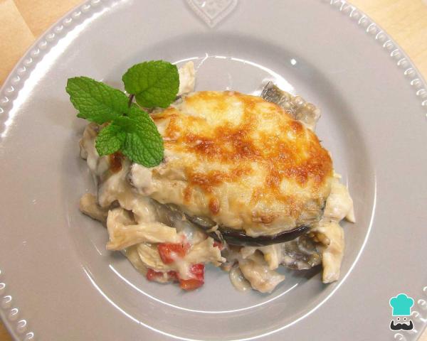 Receta de Lasaña de berenjena y pollo light - Paso 7
