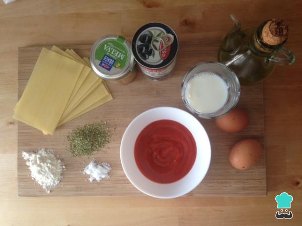 Receta de Lasaña de atún y huevo - Paso 1